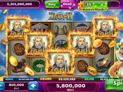 Menú de aplicaciones de casino
